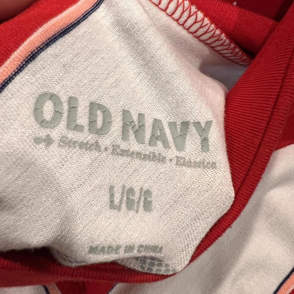 Old Navy Red and White Striped Women's Skirt Size L/G - Picture 3 of 3